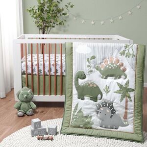 The Peanutshell -  Baby Crib Bedding Set for Boys, Di Green